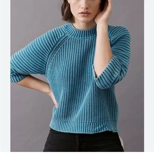 Anthropologie Mackenzie xxs Sweater 3/4 sleeve NWOT